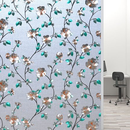 ##/Frostfarget Vindu Privatliv Film Limfri Elektrostatisk Film Hjem Vindu Klistremerker Baderom Dør Kontor Anti-Varme Glass Dekorasjon##/