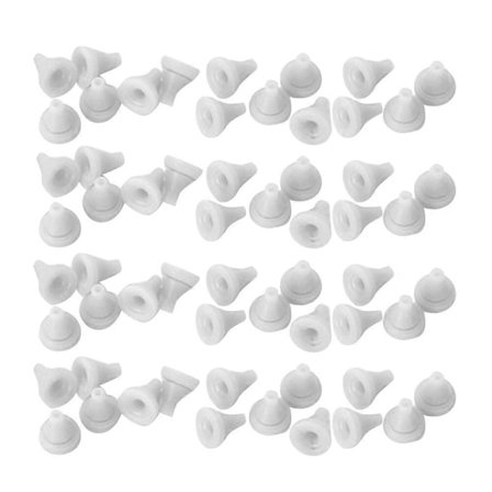 100 stk. Dyser for dusjhode, erstatningsdeler, silikon, dyser for utskifting av dusjhode