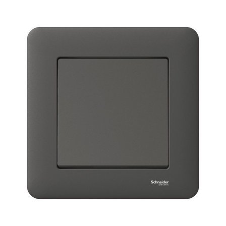 Schneider Electric Exxact WDE008422 Strömbrytare infälld, antracit 1-pol/trapp, Strömbrytare & vägguttag