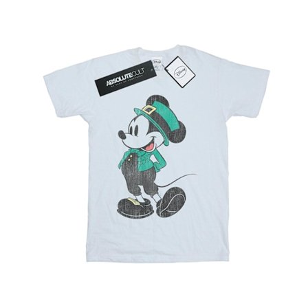 Disney Herr Mickey Mouse St Patrick Kostym T-shirt XL Vit