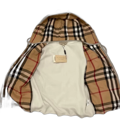 Grå hoodiejacka från Burberry