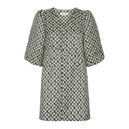 Co'Couture Fleur Jacquard Kjole 96102 Brun, Dame