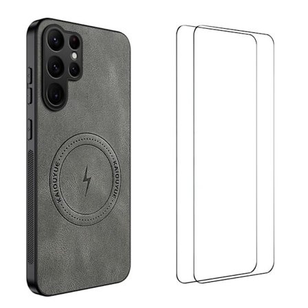 WANLONFENG Mobilskal till Samsung Galaxy S26 Ultra PC TPU SD Series - Grå