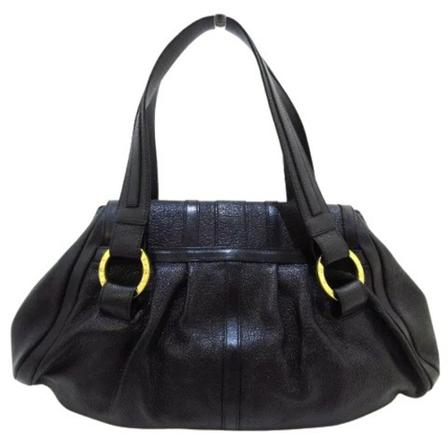 Bvlgari Vintage, Pre-owned Handbag Zwart, Dames, Maat:ONE Size,leather