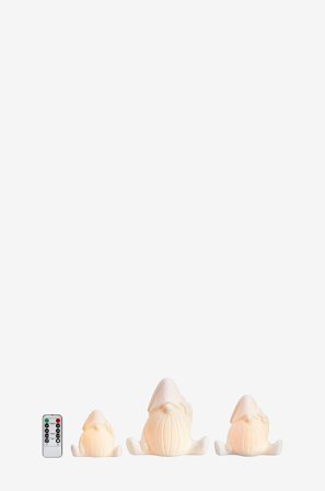 Markslöjd - Borddekorasjon Miles 3-sett batteridrevet - Hvit - Julepynt - Fra Homeroom