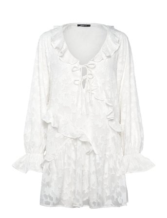 Gina Tricot Mini Dress - White - M