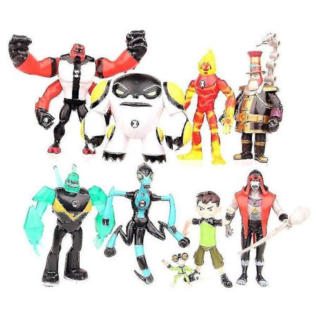 9 stk Ben 10 Omnitrix Figur