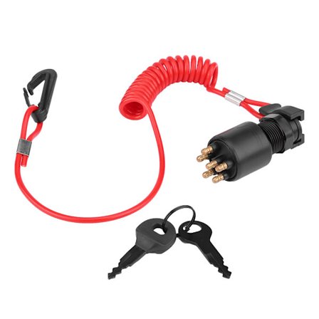 Tenningsnøkkel og sikkerhetsline for Johnson Evinrude Boat 5005801
