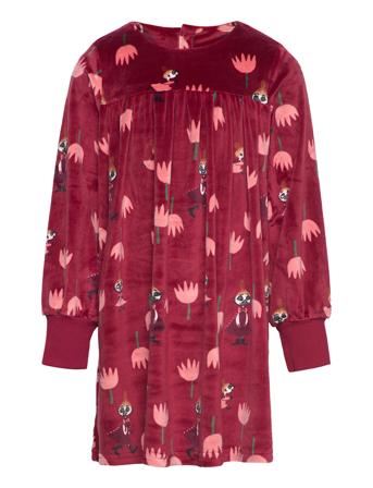 Tulpaner Klänning Dresses & Skirts Dresses Casual Dresses Long-sleeved Casual Dresses Burgundy MUMIN