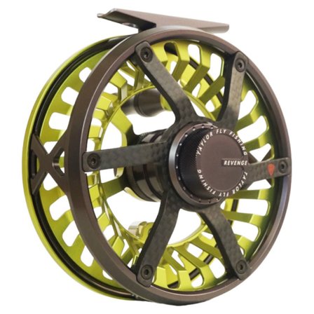 Taylor Revenge Fly Reel Golden Olive - #4/6