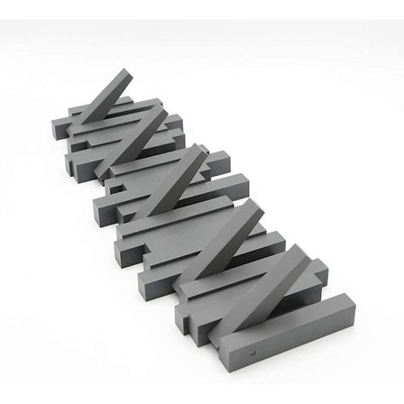 Frakkestativ med 5 kroge - Moderne og pladsbesparende til jakker, frakker, tørklæder, håndtasker og mere