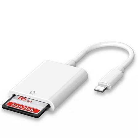 Minneskortläsare SD-kortläsare Lightning / USB-C / USB OTG iPhone