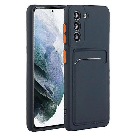 Samsung Galaxy S23 pudotussuojattu puhelinkotelo pehmeä TPU suojakuori korttipaikalla
