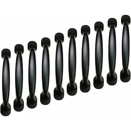 10x 96mm Black Kitchen Handles Door Handles Drawer Handles Bedroom Furniture Handles