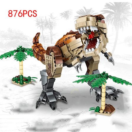 Ny MOC 2250 delar Jurassic Dino World Brachiosaurus Byggset Klossar Tegel Röst Dinosaurier Park Figurer Leksaker Barnpresenter