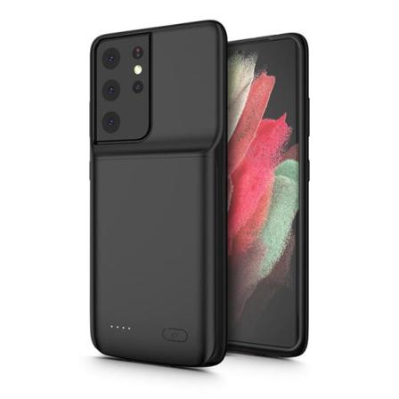Tech-protect Kraft Skal 4700 Mah För Galaxy S21 Ultra - Svart Svart
