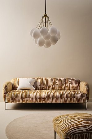 Jotex - Sofa 3-zits Gouden Zebra Gouden zebra - RAMON - Koop 3-zitsbanken bij Jotex
