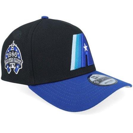 New Era - MLB Svart adjustable Keps - Hatstore Exclusive x Houston Astros Deep Sea 9FORTY Black/Royal A-frame Adjustable @ Hatstore