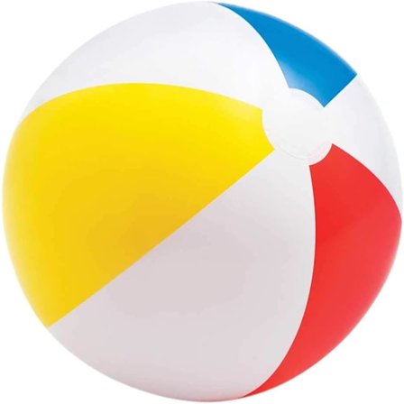 Glanspanelboll, Uppblåsbar Vattenboll/Strandboll - Diameter 51 cm