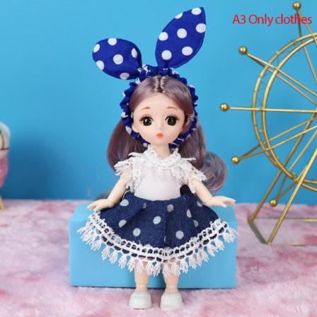 16-17 Cm Dockkläder Dress Up Kjol Suit Bästa Presenterna Till Barn
