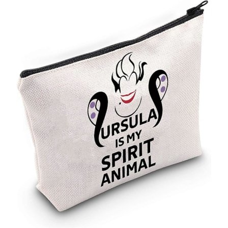 Villains Ursula Kosmetik Makeup Taske Havheks Fans Gave Ursula Er Min Åndedyr Lynlås Taske Til Kvinder Piger, Ursula Åndedyr, Kosmetik B
