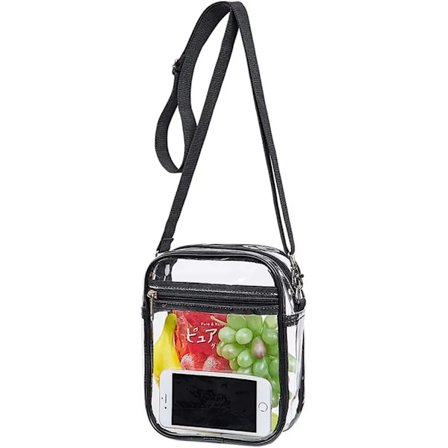 Klar Crossbody Taske, Stadion Godkendt til Koncerter, Festiv