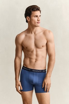 GANT - 3-pakning boxershorts til herre vintage blue