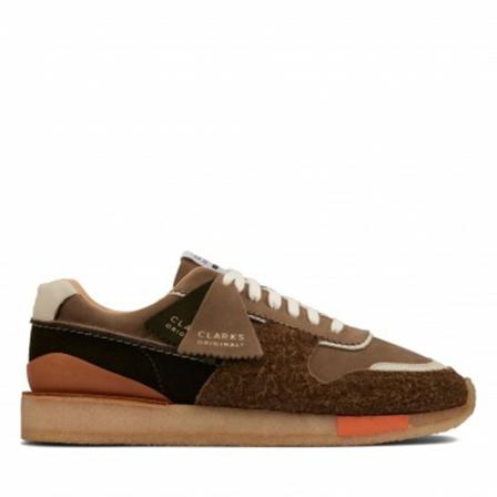 Clarks - Sneakers - Brun - Herr - Storlek: 43 Eu, Herr, Storlek: 43 EU