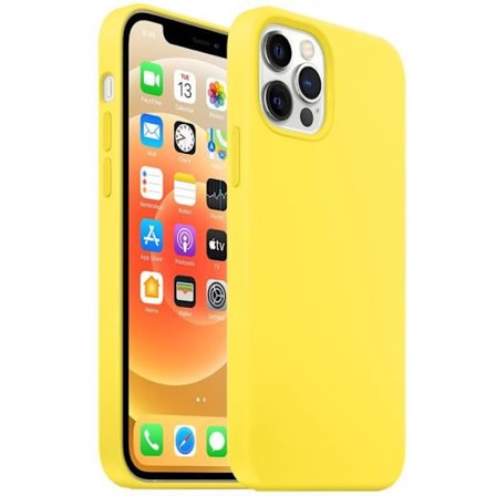 iPhone 12 Pro cover - Premium - Stødabsorberende - Begynd ikke at glide - Gul - Fleksibel
