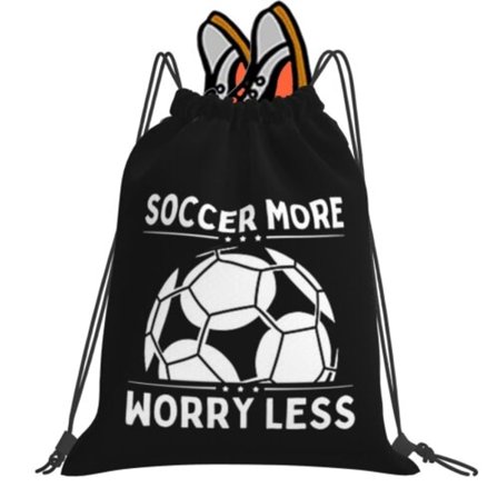 Dragsko Fotbollsväska Mer oro Mindre Sport Gym Bag Travel