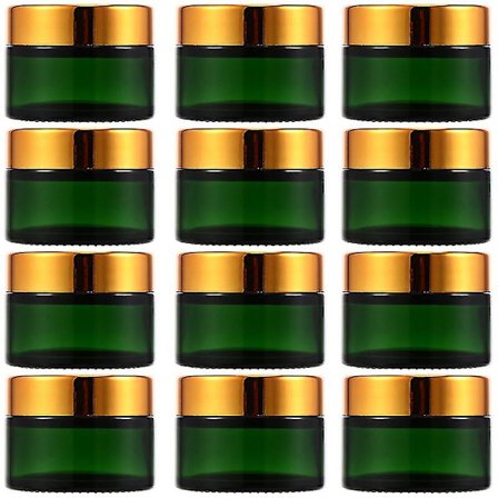 12 st Ansiktskrämbehållare