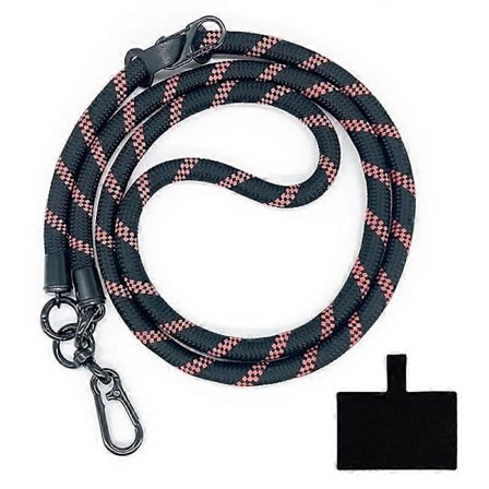 S Typ 10mm Crossbody Halsrem Universal Telefon Lanyard Polyester Lanyard med Fästklämma (Storlek S)