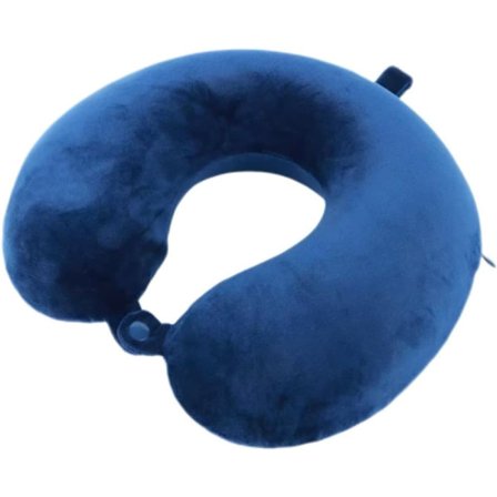 Rejsepude i 100 % Memory Foam, Bærbar pude til fly, bil, hjem og kontor_TF_TF