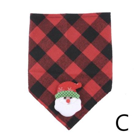 Lbaby Christmas Dog Bandana Pet Triangel Träduk Justerbar Was