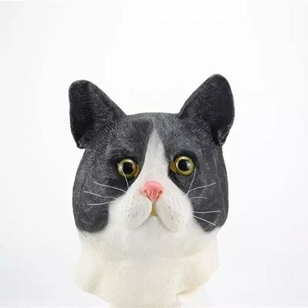 Halloween dyremask katte maske voksen sød fuld hoved latex maske nyhed
