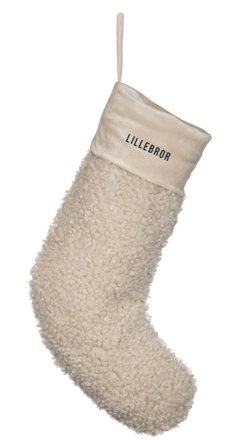 Picture it Julestrømpe Teddy Lillebror Kremhvit