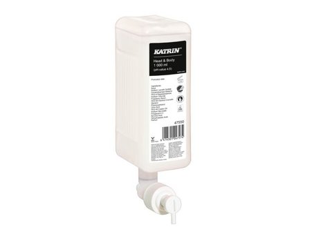 KATRIN Duschtvål Arctic Breeze 1000ml - Lyreco - Städ och hygien - Tvål och hygien - Hygiensystem - Katrin