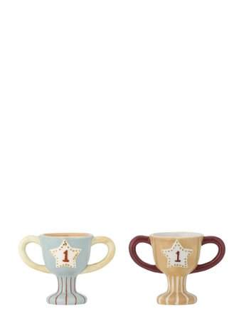 Bloomingville Trophy Egg Cup - Multi/patterned - 6 CM