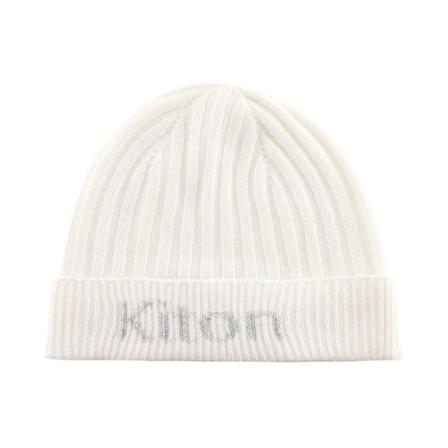 Kiton Beanie , Wit , Heren , Maat: ONE Size Hoeden