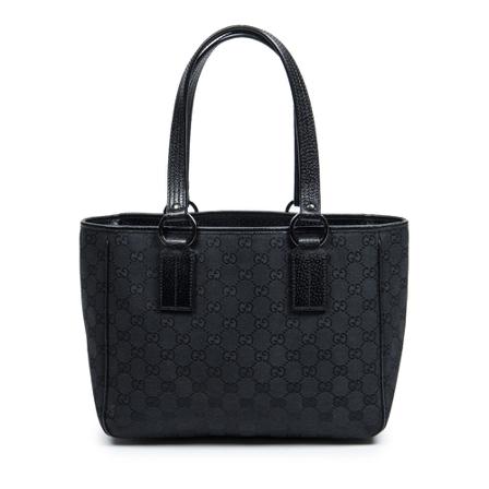 Gucci Vintage, Pre-owned Shoulder Bags Zwart, Dames, Maat:ONE Size,Canvas