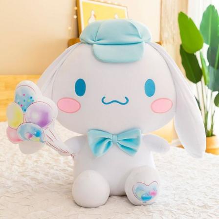 Sanrio Fluffy Cinnamon Roll Plysch Stor Leksak Fylld Anime Mocha Mjölk Mjuk Dock - WELLNGS 60cm