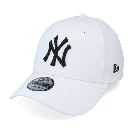New Era - MLB Vit adjustable Keps - Kids New York Yankees League Essential 9FORTY White/Black Adjustable @ Hatstore