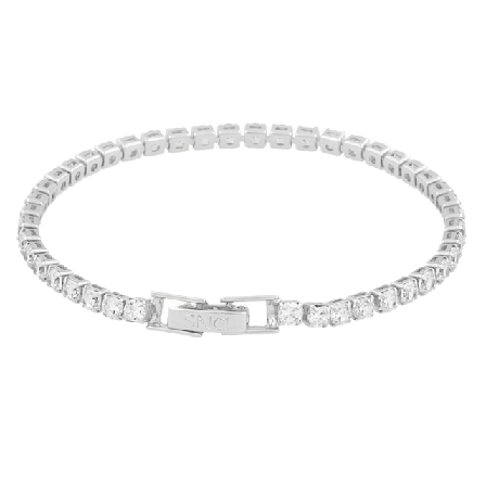 SNÖ of Sweden Siri Stone Brace Armband Dam Silver ONESIZE