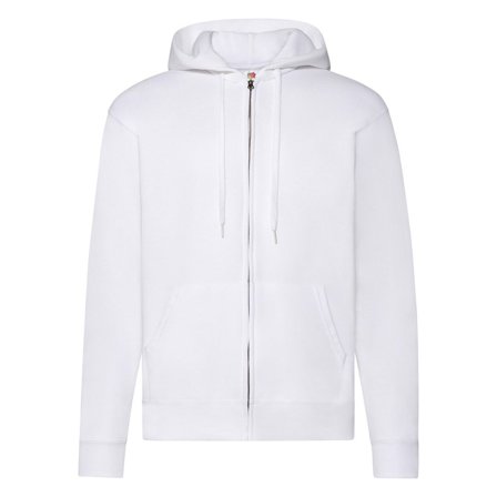 FRUIT OF THE LOOM Zip Hoodie vit XL - Lyreco - Yrkeskläder - Tröjor och Sweatshirts - Zip-tröjor
