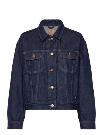 Berit Denim Jacket Classic Blue Farkkutakki Denimtakki Blue Nudie Jeans