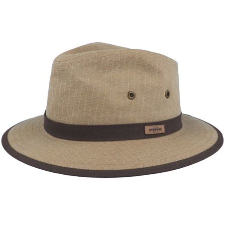 Stetson - Beige traveler Hatt - Cotton Khaki Traveller @ Hatstore