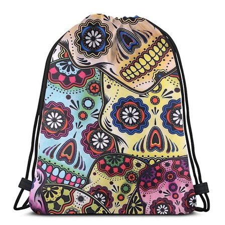 Solrostryck Dragsko Väska Ryggsäck Gift Girl