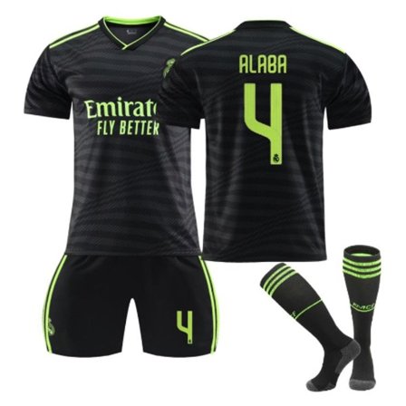 22-23 Real Madrid II borta NO.4 ALABA tröjdräkt 20