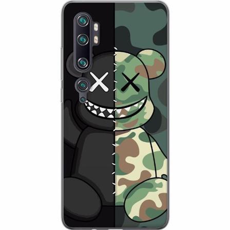 Xiaomi Mi Note 10 Pro Genomskinligt Skal Army