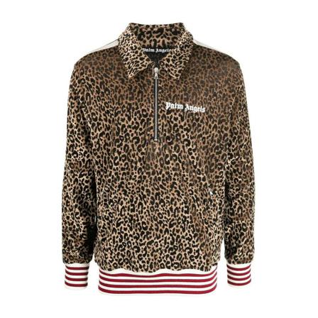 Palm Angels, Sweatshirts Bruin, Heren, Maat:M